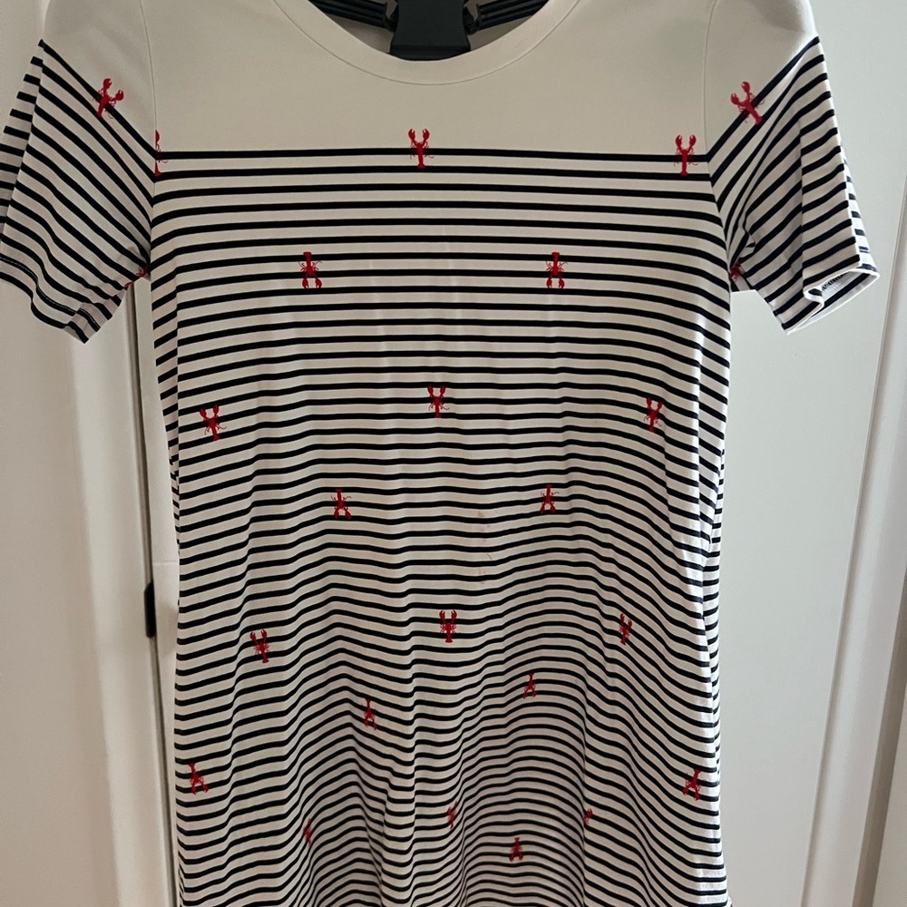 Joules Red and Navy Striped T-Shirt